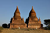 Bagan Myanmar. View of the various stupas close to Buledi. 